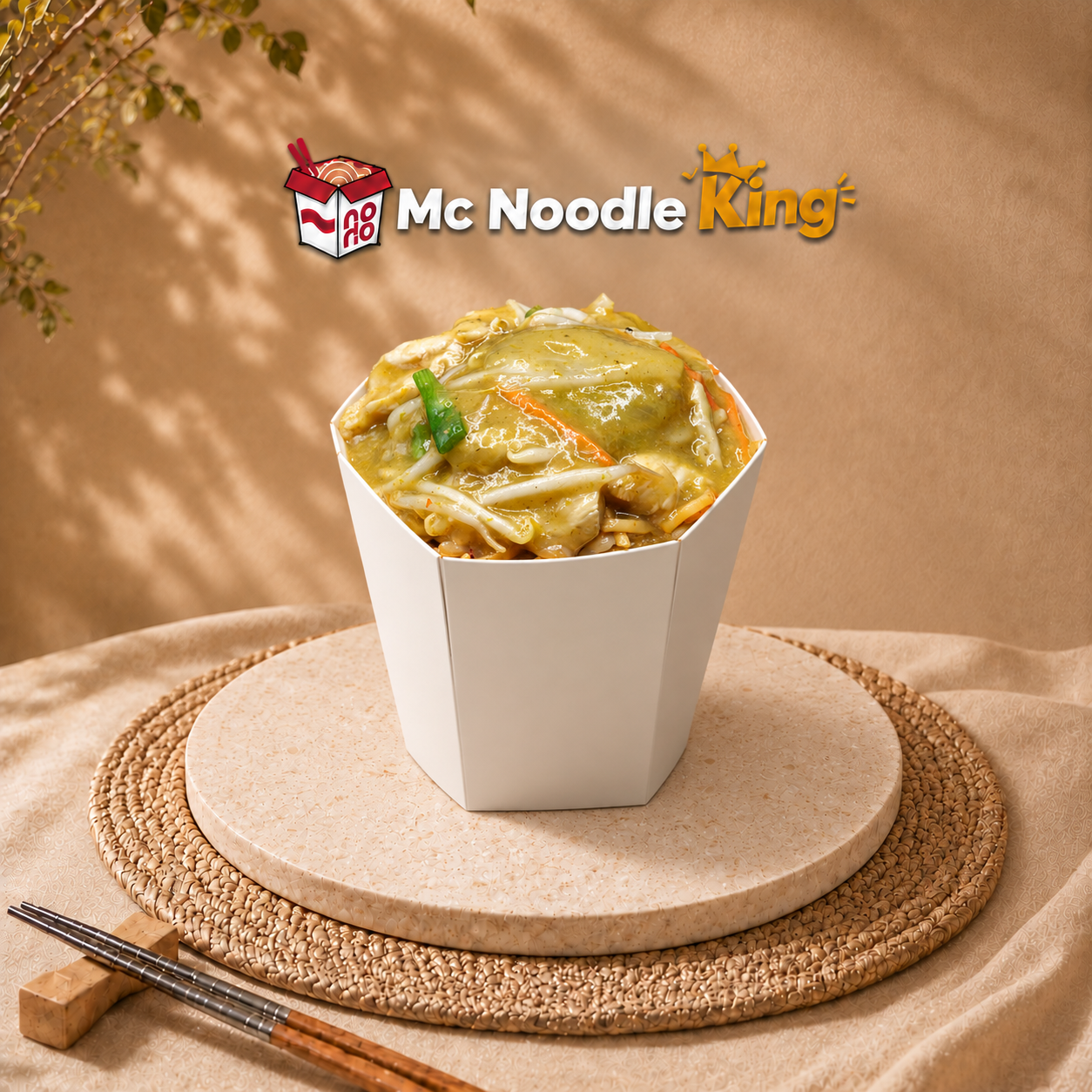 Thai Green Curry Box (Noodle)