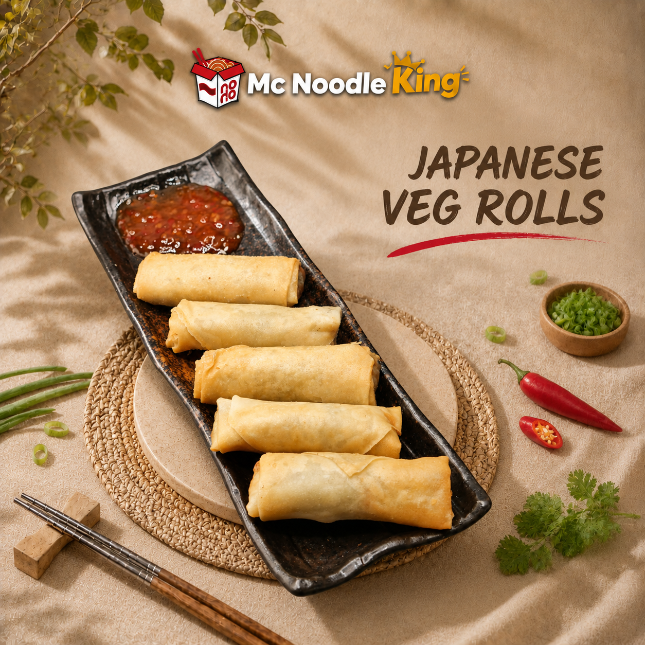 Japanese Vegetable  Rolls（8）