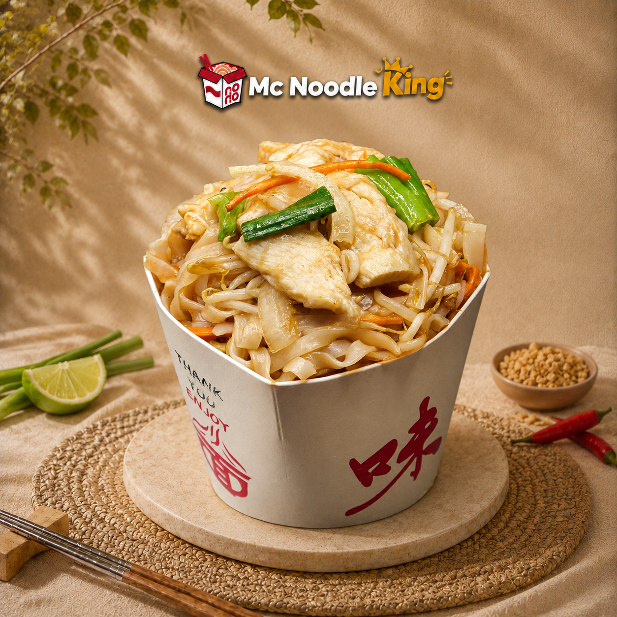 Thai Red Curry Box (Noodle)