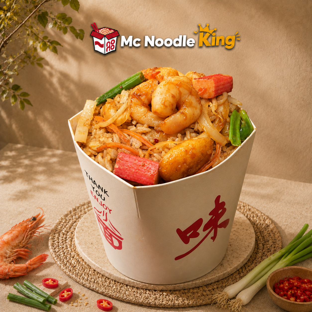 Nasi Seafood Rice Box