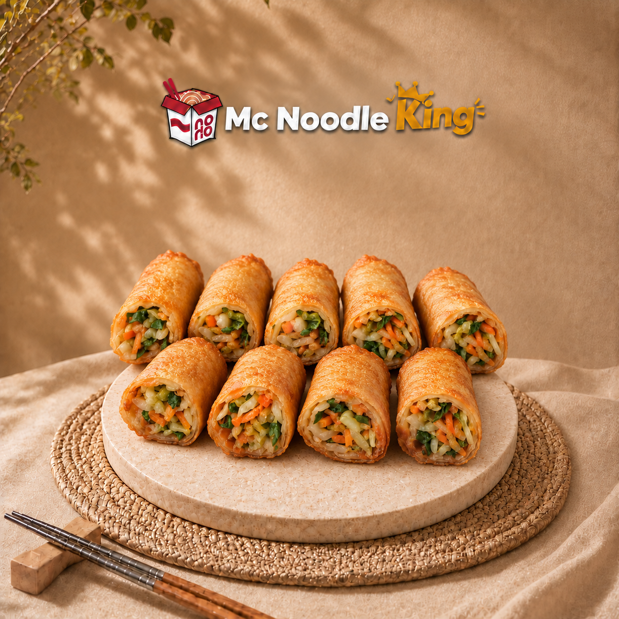 Vegetable Thai Spring Rolls (9)